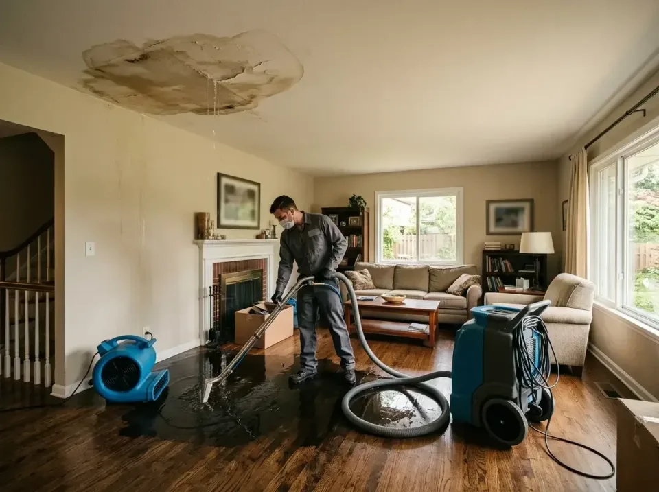 attic-pipe-burst-ceiling-drip-008 — frequently asked questions, Water Damage Restoration & Carpet Care in Cortland, IL
